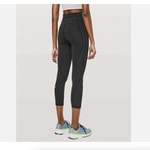 Lululemon Time to Sweat Crops in Black